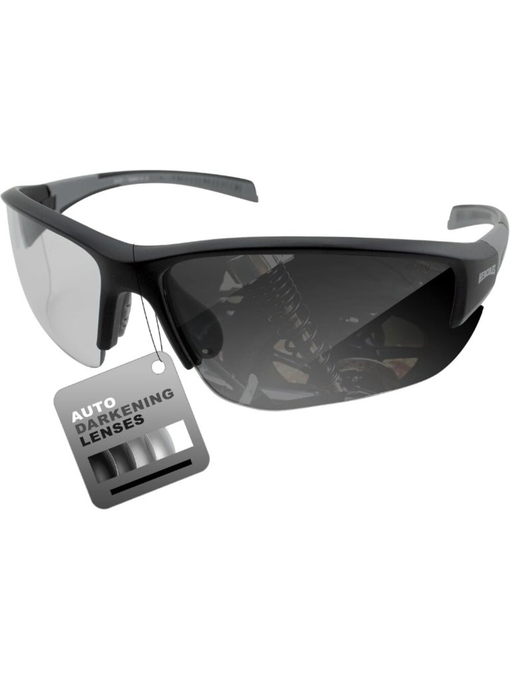 Photochromic Safety Sunglasses | Auto-Darkening Clear to Smoke Lens | ANSI Z87.1